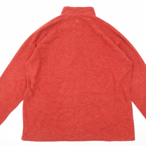 Mountain Warehouse Mens Red Jacket Size 2XL Zip