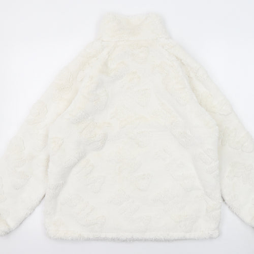 FILA Girls White Jacket Size 15-16 Years Zip