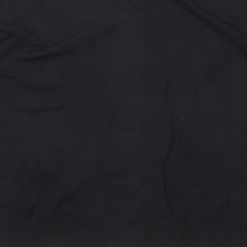 Marks and Spencer Womens Black Round Neck Viscose Cardigan Jumper Size 10