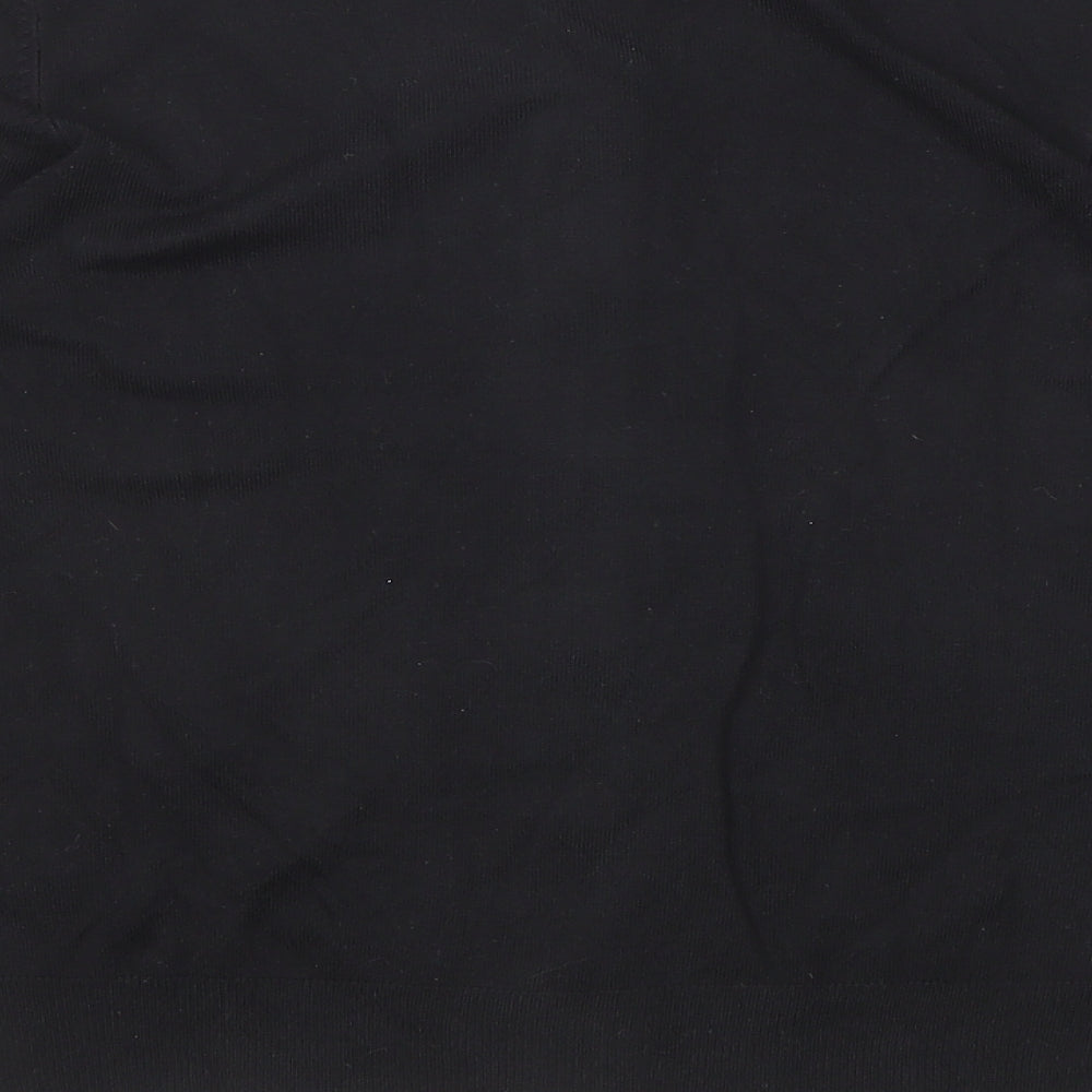 Marks and Spencer Womens Black Round Neck Viscose Cardigan Jumper Size 10
