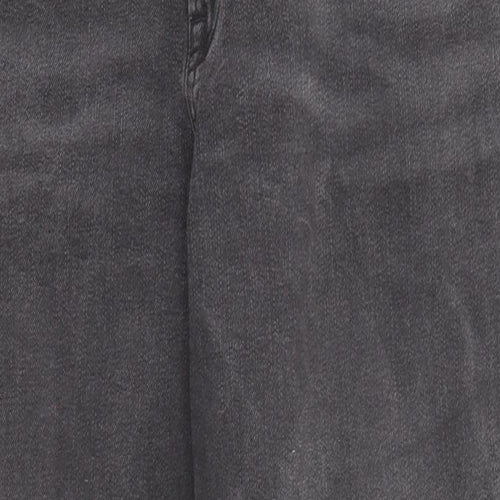 Gap Womens Black Cotton Straight Jeans Size 36 in Regular Zip