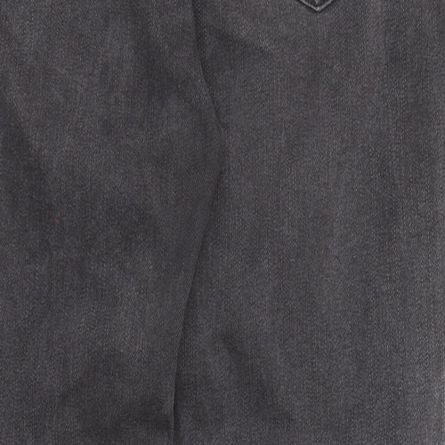 Gap Womens Black Cotton Straight Jeans Size 36 in Regular Zip