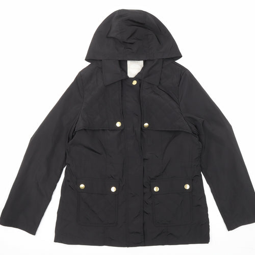 BHS Womens Black Jacket Size 14 Zip