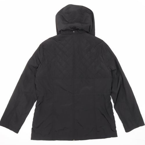 BHS Womens Black Jacket Size 14 Zip
