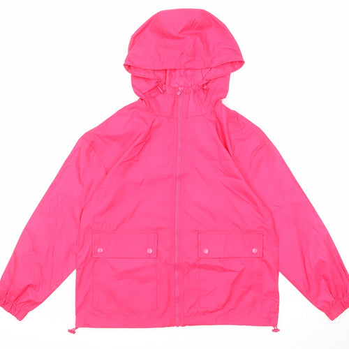 Marks and Spencer Womens Pink Jacket Size XS Zip