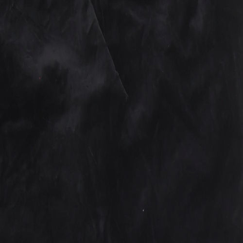 Marks and Spencer Womens Black Cotton Trousers Size 14 Regular Zip