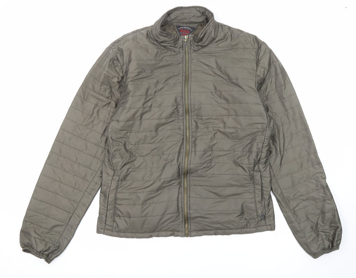 Big John Womens Green Quilted Jacket Size XL Zip