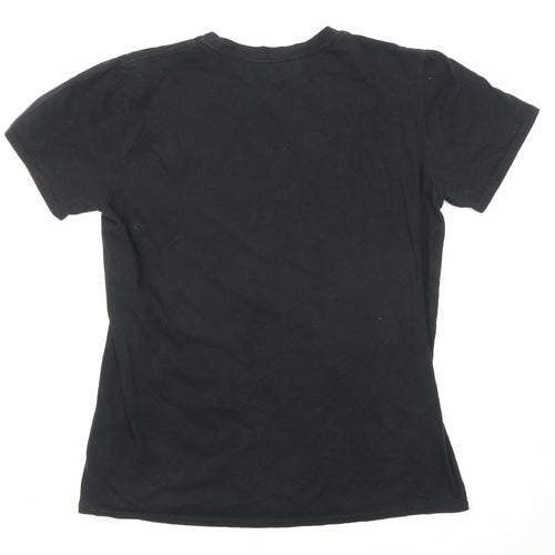 Star Wars Mens Black Polyester T-Shirt Size M Round Neck - stormtrooper