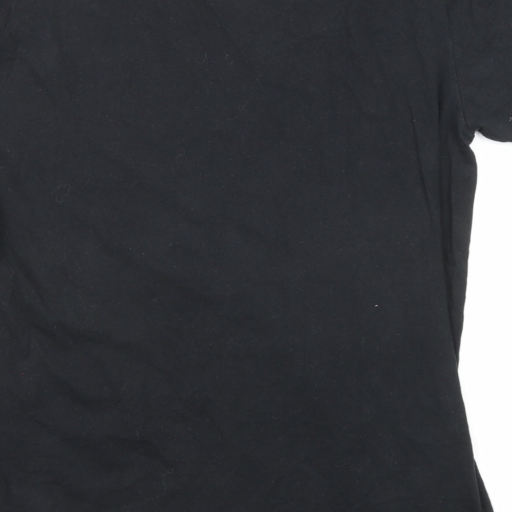 Star Wars Mens Black Polyester T-Shirt Size M Round Neck - stormtrooper