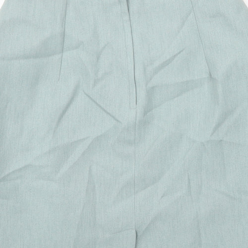 Modern Classics Womens Green Polyester Straight & Pencil Skirt Size 10 Zip