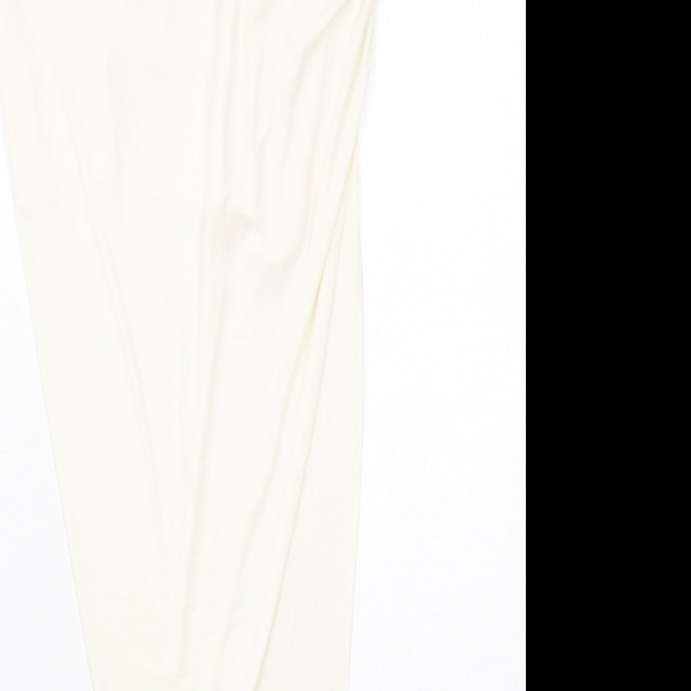 HOUSE OF CB Womens White Polyester Bandage Skirt Size S Zip