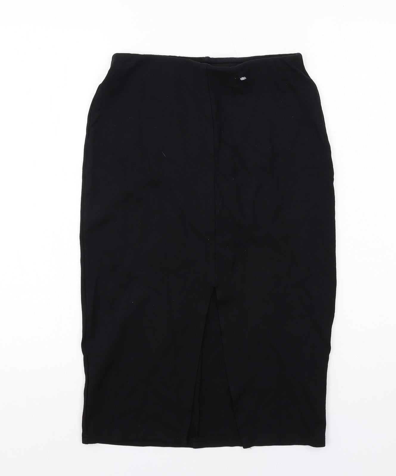 Dorothy Perkins Womens Black Viscose Straight & Pencil Skirt Size 8