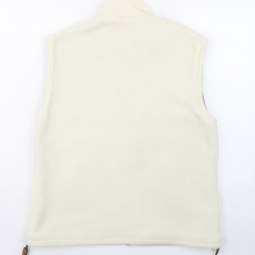 Royal Harbour Mens Ivory Gilet Jacket Size S Zip