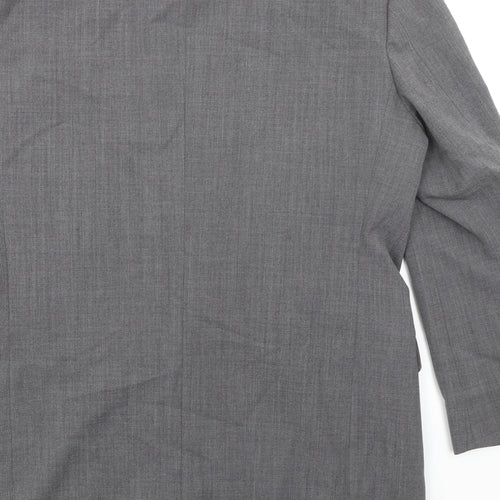 Marks and Spencer Mens Grey Polyester Jacket Suit Jacket Size 40 Regular