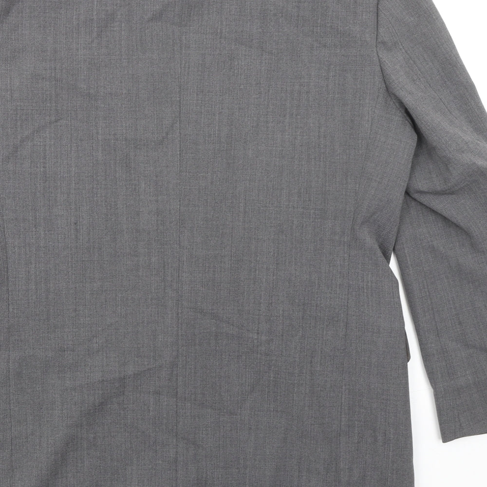 Marks and Spencer Mens Grey Polyester Jacket Suit Jacket Size 40 Regular