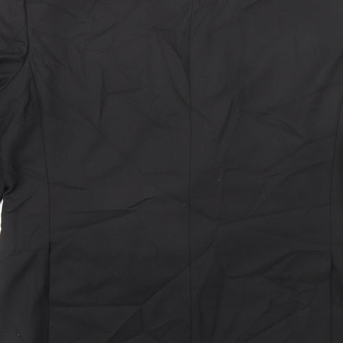 Marks and Spencer Mens Black Polyester Jacket Suit Jacket Size 42 Big & Tall