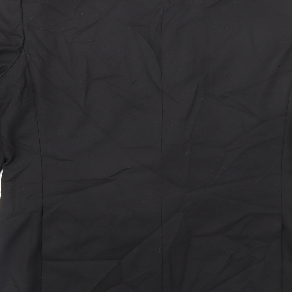 Marks and Spencer Mens Black Polyester Jacket Suit Jacket Size 42 Big & Tall