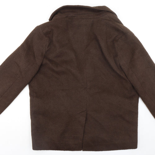 ASOS Womens Brown Jacket Blazer Size 14 Button