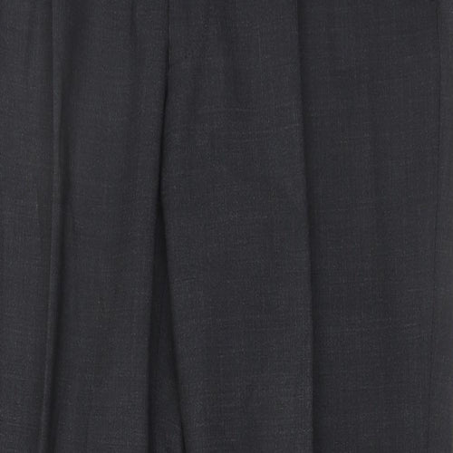 Marks and Spencer Mens Grey Polyester 2 Piece Suit Trousers Size 34 Regular