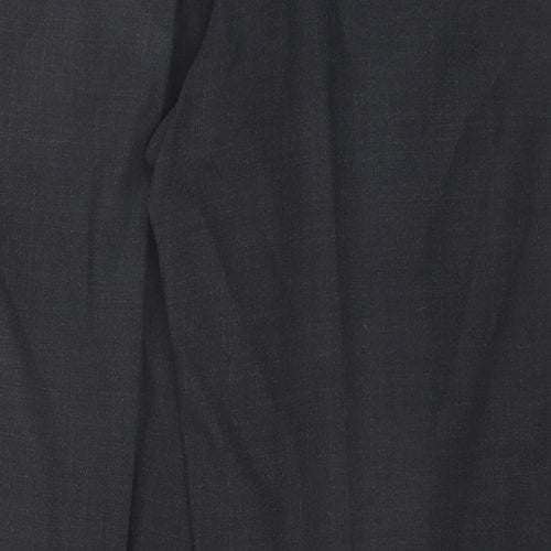 Marks and Spencer Mens Grey Polyester 2 Piece Suit Trousers Size 34 Regular