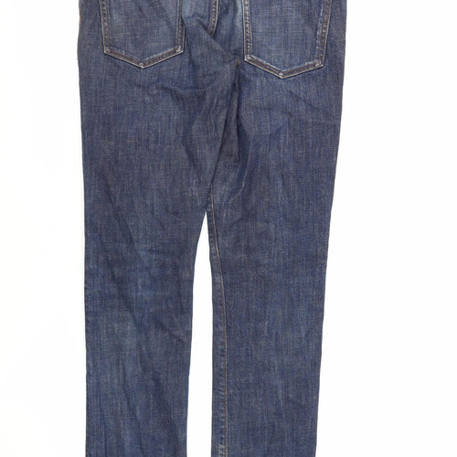 Gap Mens Blue Cotton Straight Jeans Size 32 in L31 in Regular Zip
