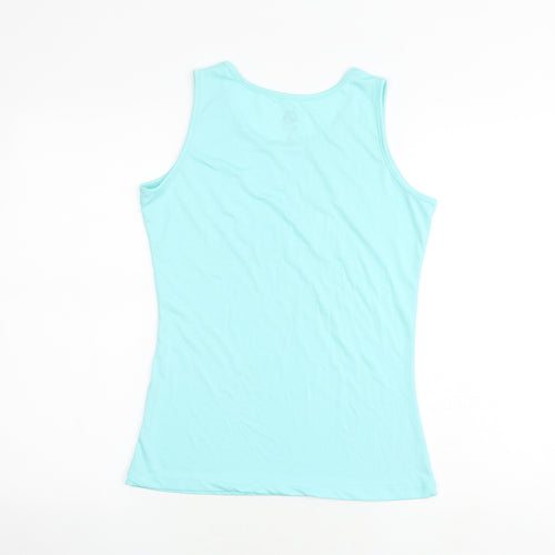 Dare 2B Womens Green Polyester Pullover Tank Size 12 Boat Neck Pullover