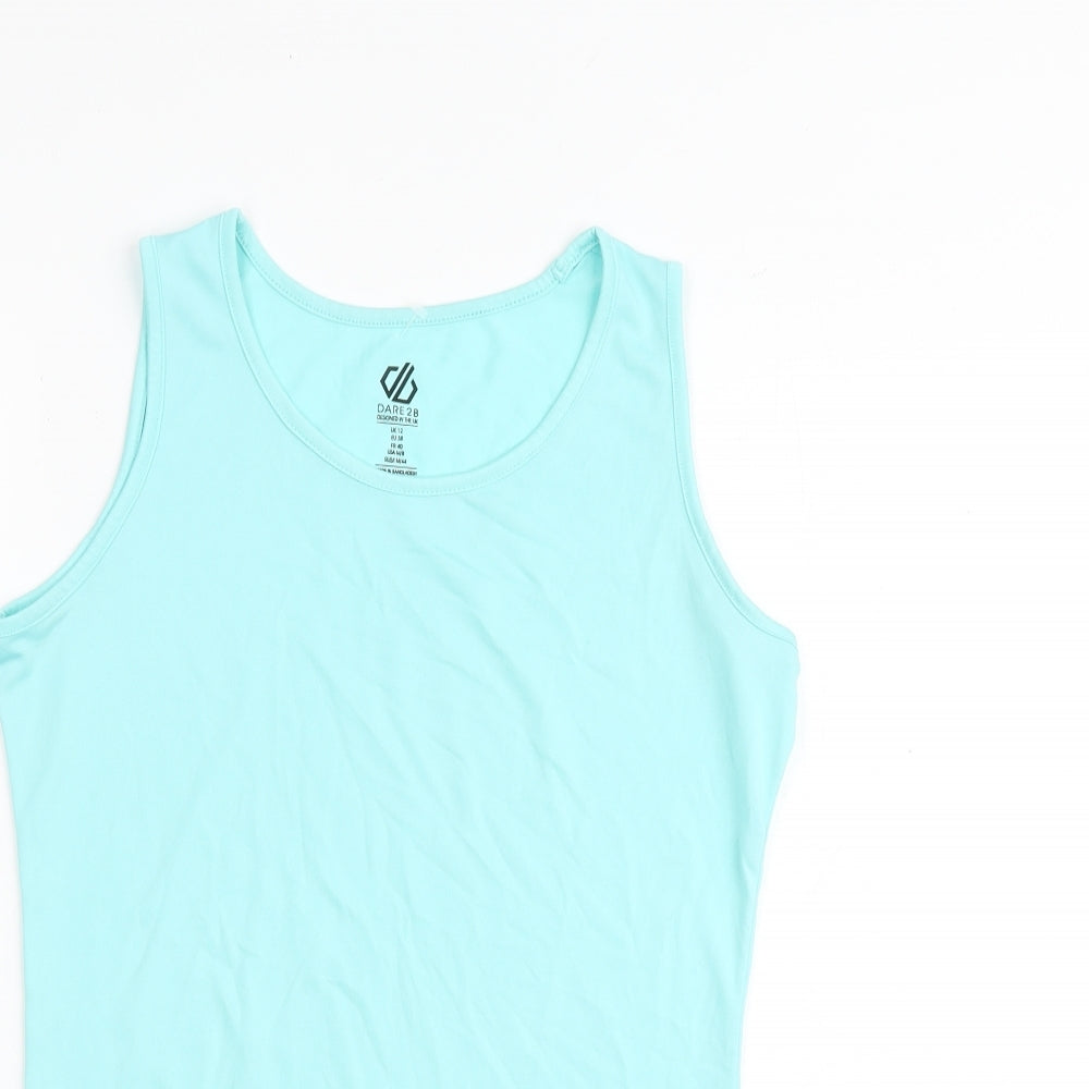 Dare 2B Womens Green Polyester Pullover Tank Size 12 Boat Neck Pullover