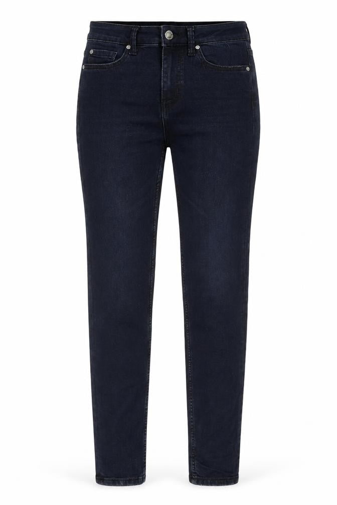 Marks and Spencer Womens Blue Cotton Skinny Jeans Size 8 Regular Zip