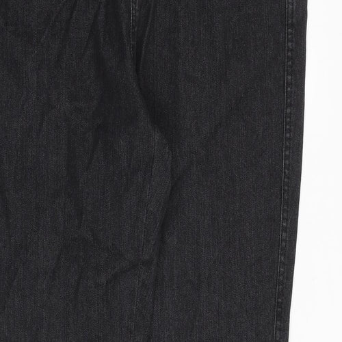 Mia Moda Womens Grey Cotton Skinny Jeans Size 16 Regular