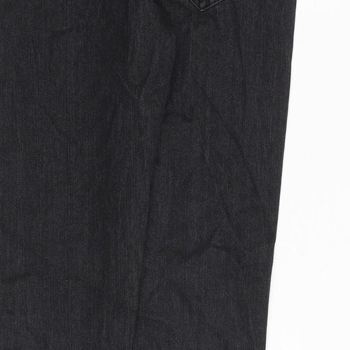 Mia Moda Womens Grey Cotton Skinny Jeans Size 16 Regular