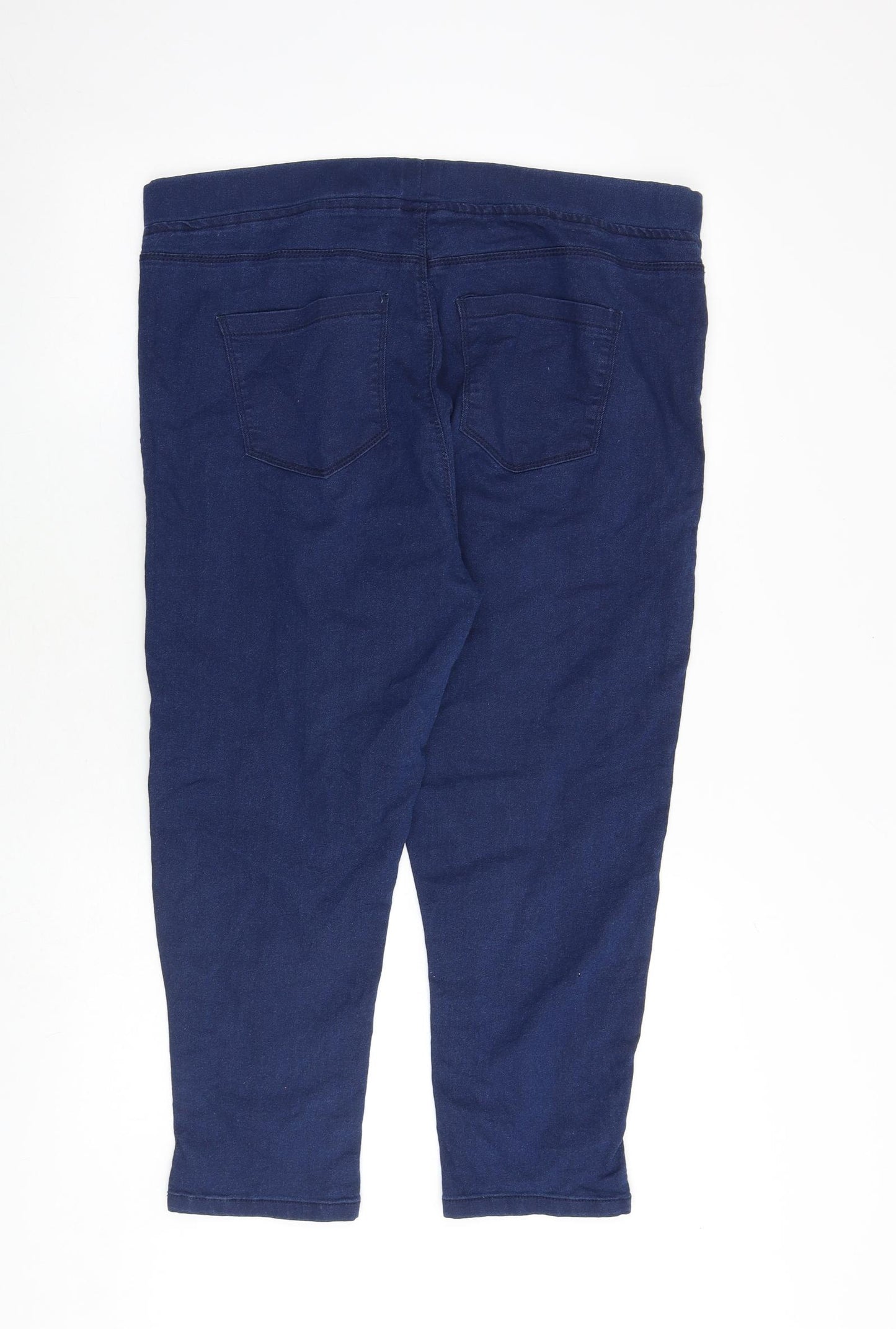 PEP&CO Womens Blue Cotton Jegging Jeans Size 18 Regular