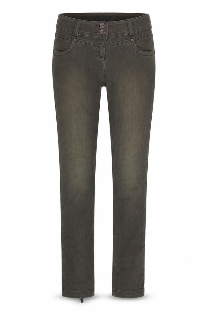 NEXT Womens Green Cotton Skinny Jeans Size 8 Regular Zip