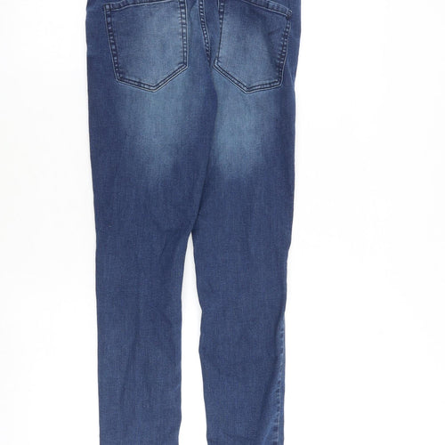 ESMARA Womens Blue Cotton Skinny Jeans Size 10 Slim Zip