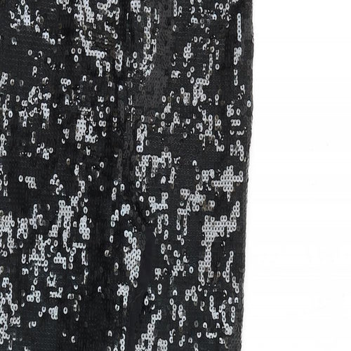 Topshop Womens Black Cotton Skinny Jeans Size 26 in L30 in Regular Zip