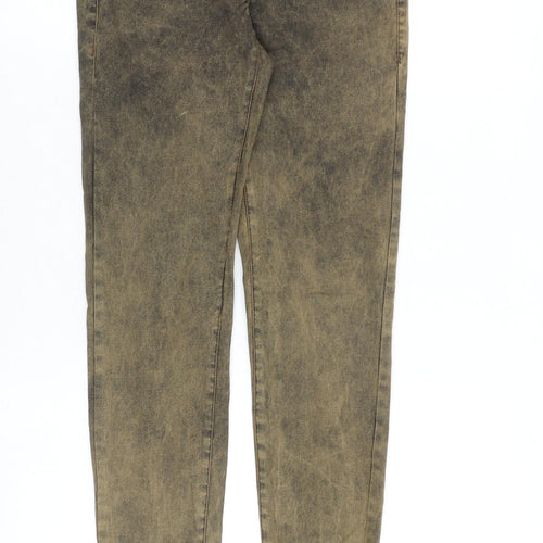 Sandwich Womens Brown Cotton Skinny Jeans Size 4 Slim Zip