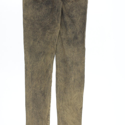 Sandwich Womens Brown Cotton Skinny Jeans Size 4 Slim Zip