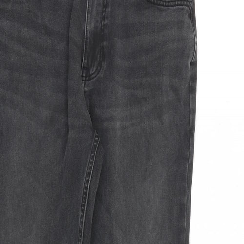 NEXT Mens Grey Cotton Straight Jeans Size 30 in Slim Zip
