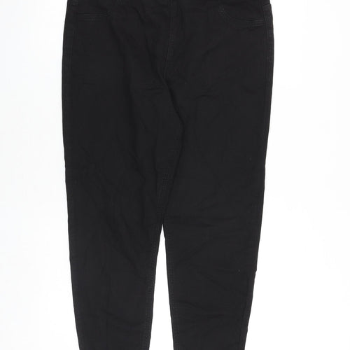 Marks and Spencer Womens Black Cotton Jegging Jeans Size 16 L28 in Regular