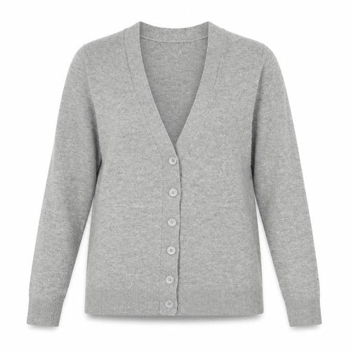 Gap Womens Grey V-Neck Nylon Cardigan Jumper Size XS