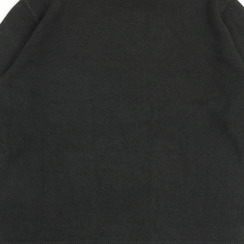 Marks and Spencer Womens Grey Round Neck Acrylic Pullover Jumper Size 12