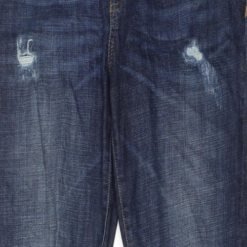 Gap Mens Blue Cotton Skinny Jeans Size 34 in L32 in Regular Zip