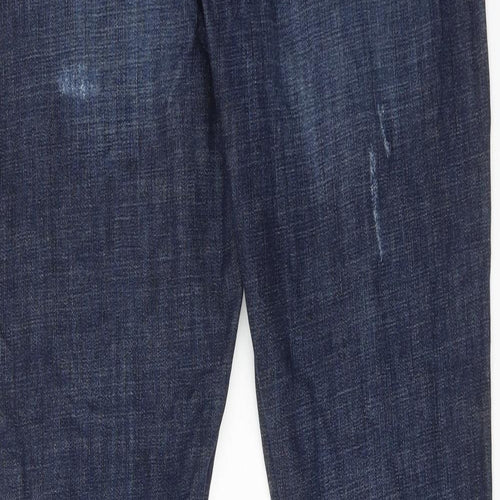 Gap Mens Blue Cotton Skinny Jeans Size 34 in L32 in Regular Zip