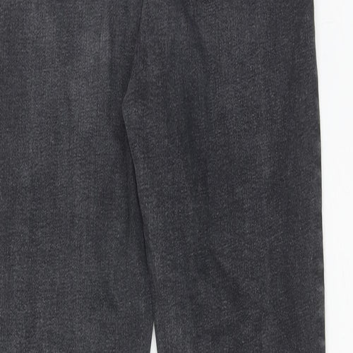 Topshop Womens Grey Cotton Skinny Jeans Size 28 in L32 in Regular Zip