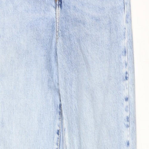 New Look Womens Blue Cotton Skinny Jeans Size 8 Regular Zip