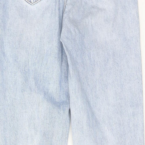 New Look Womens Blue Cotton Skinny Jeans Size 8 Regular Zip