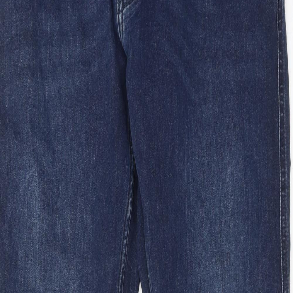 Replay Mens Blue Cotton Skinny Jeans Size 32 in Regular Zip