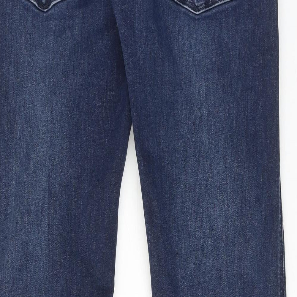 Replay Mens Blue Cotton Skinny Jeans Size 32 in Regular Zip