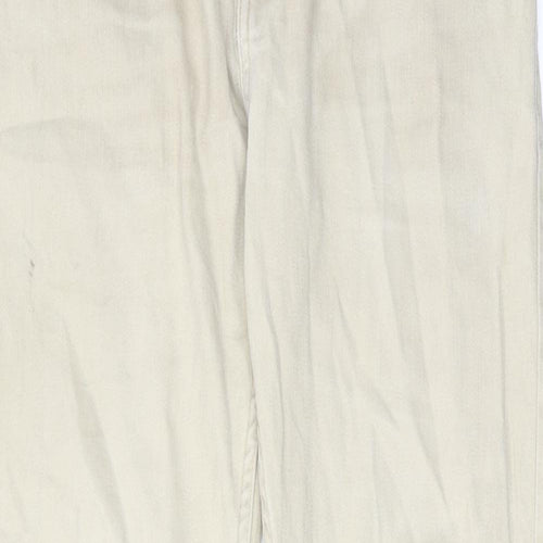 Denim & Co. Mens Beige Cotton Skinny Jeans Size 30 in L30 in Regular Zip