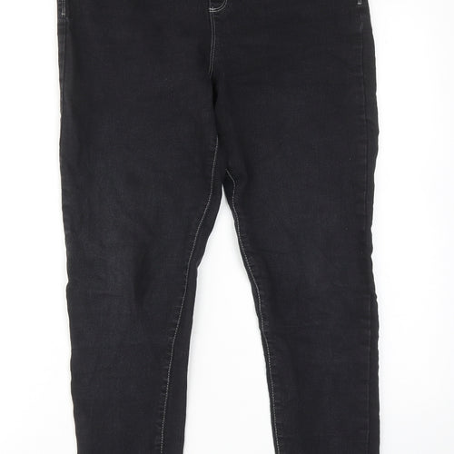 Boutique Belle Womens Black Cotton Jegging Jeans Size 14 Regular