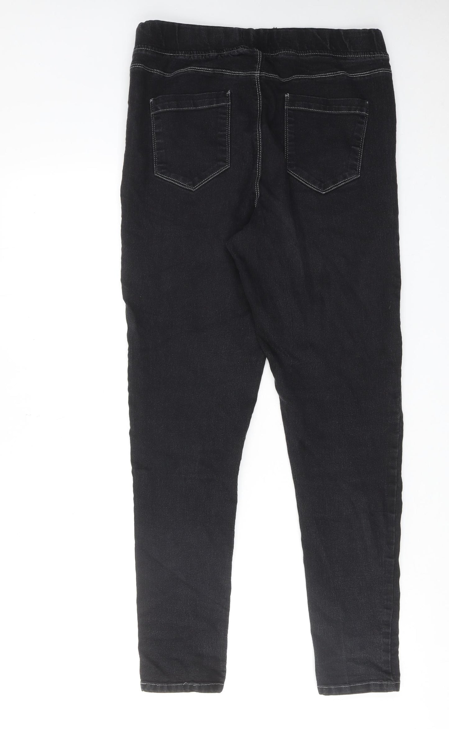 Boutique Belle Womens Black Cotton Jegging Jeans Size 14 Regular